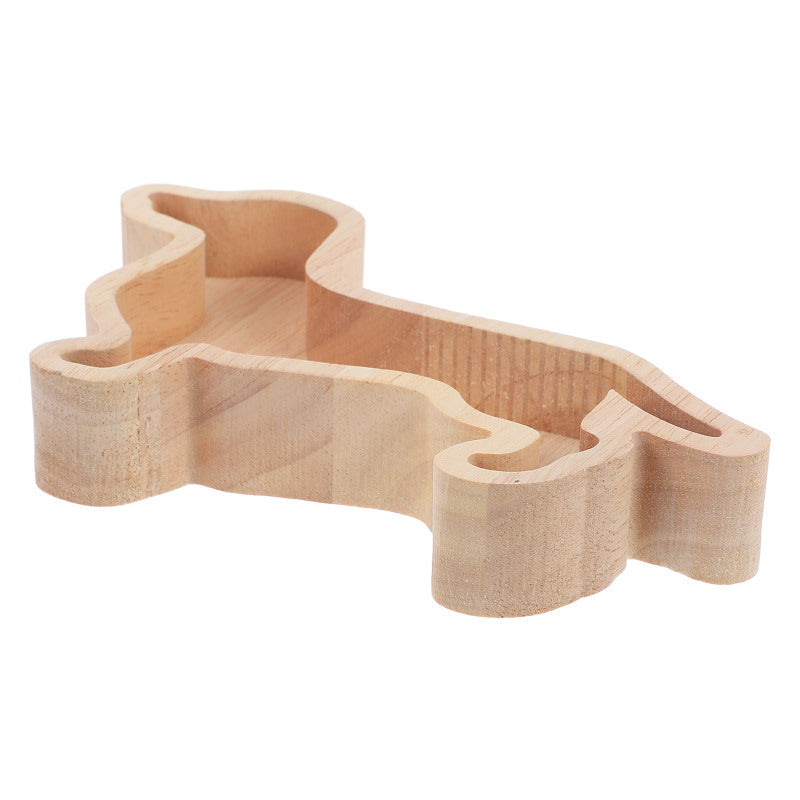 Wooden Dachshund Snack Dish