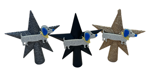 6" Dachshund Star Mini Tree Topper