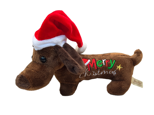 Holiday Weenie - Chocolate Brown Merry Christmas