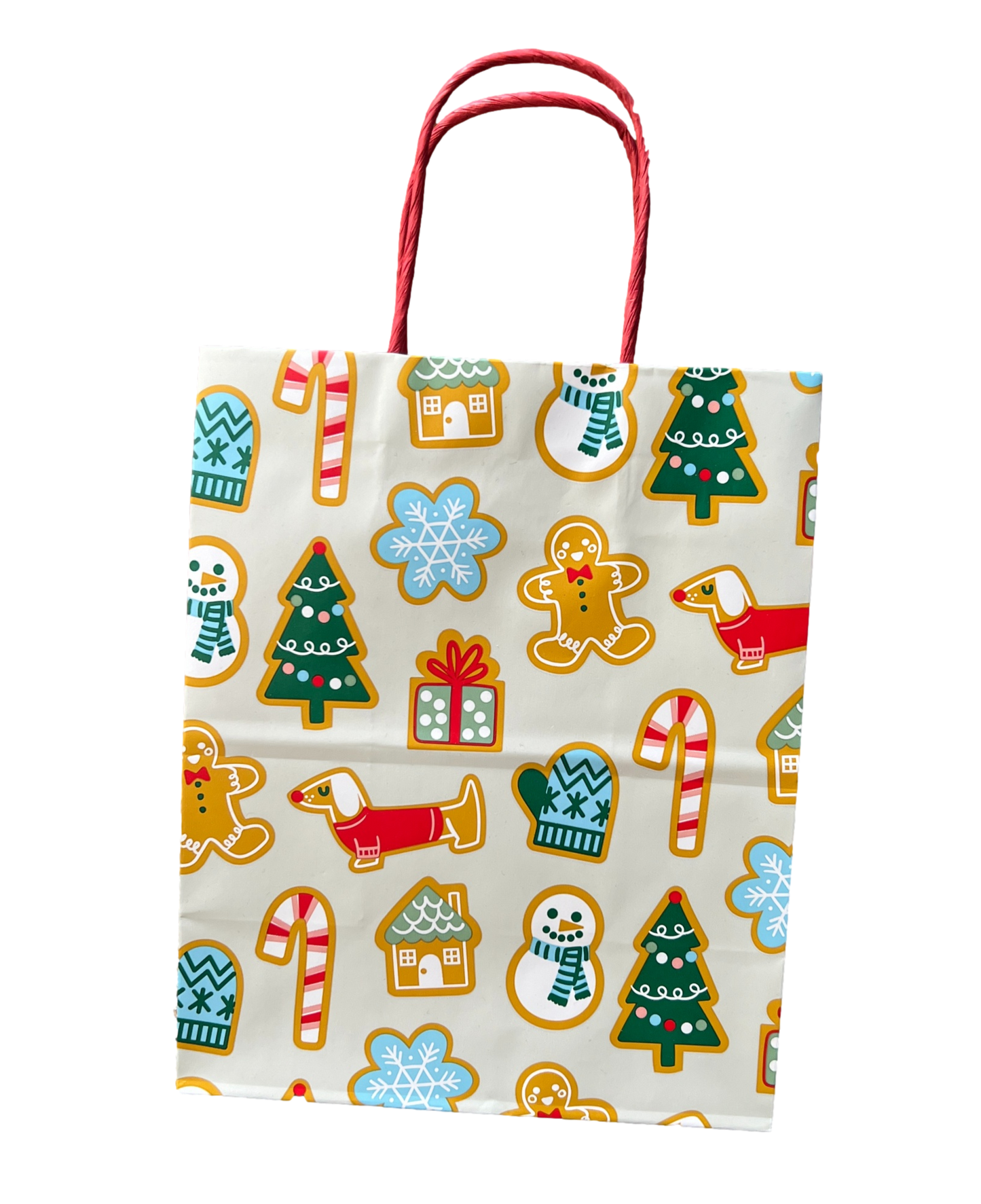 Dachshund Gingerbread Dog Gift Bag
