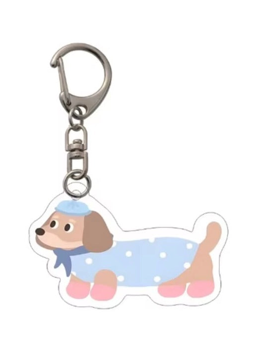 Acrylic Dachshund Keychain