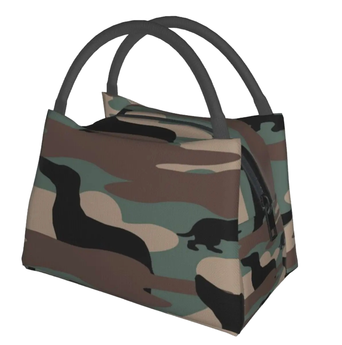 Camo Dachshund Cooler Bag
