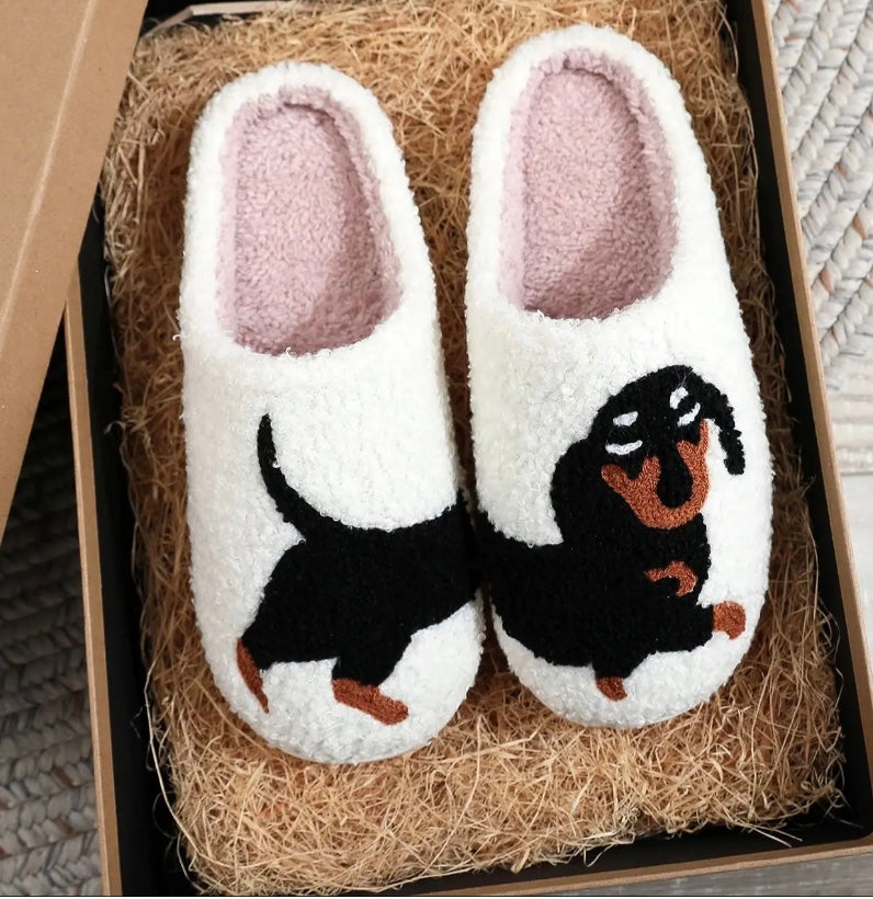 Split Dachshund Slippers