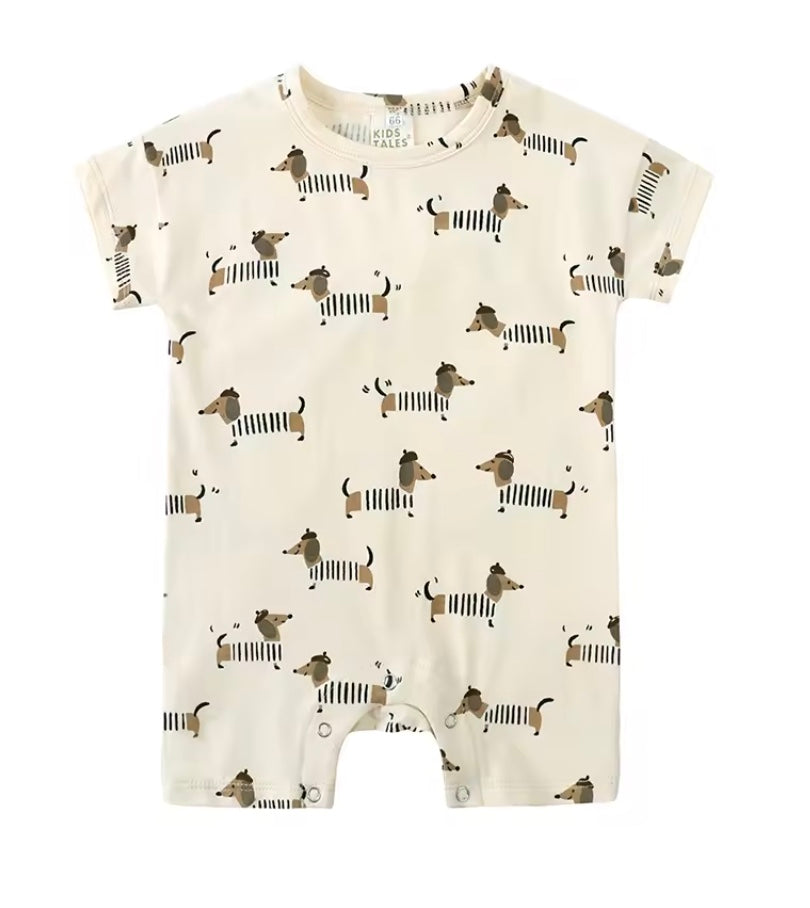 Dachshund Baby Romper