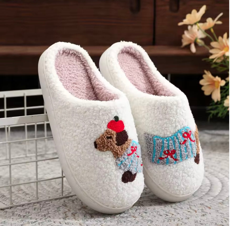 Split Oui-Ner Dachshund Slippers