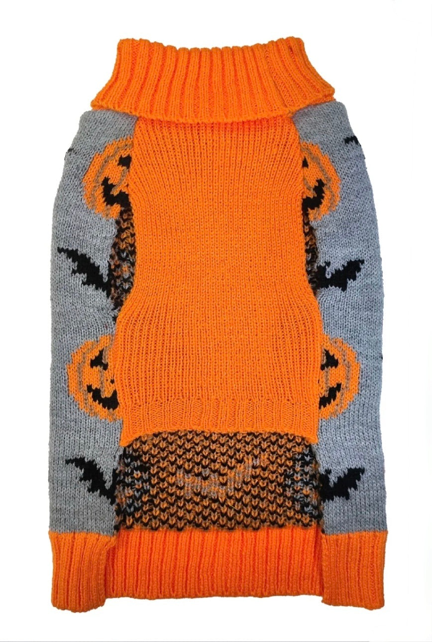 Grey Pumpkin Sweater
