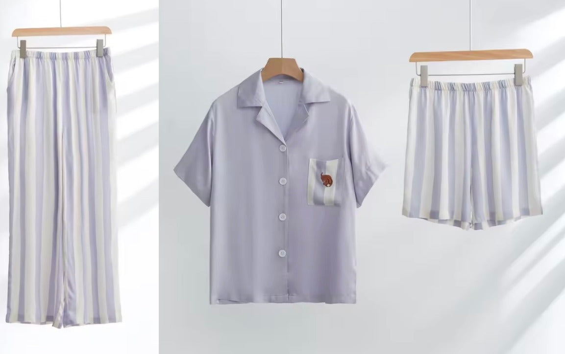 Blue Dachshund Pajama Set