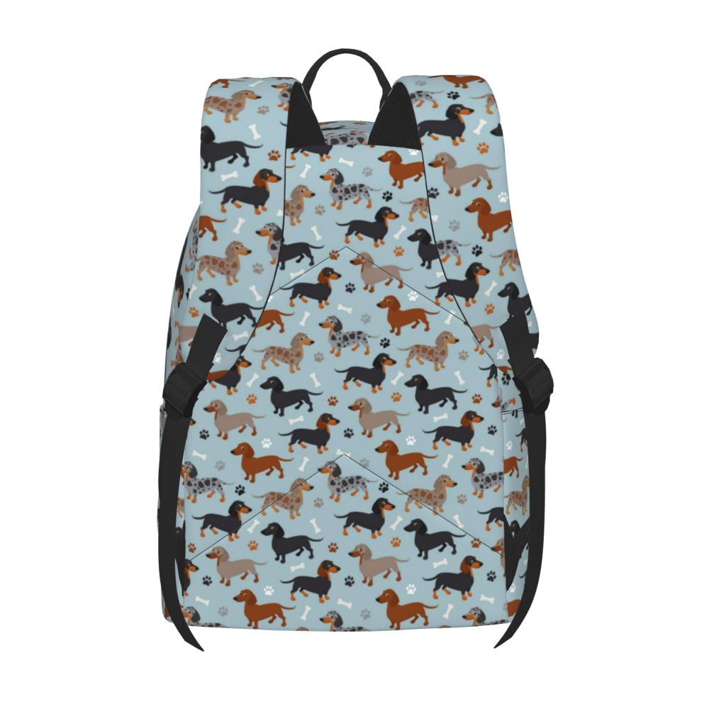 Dachshund Patterned Backpack