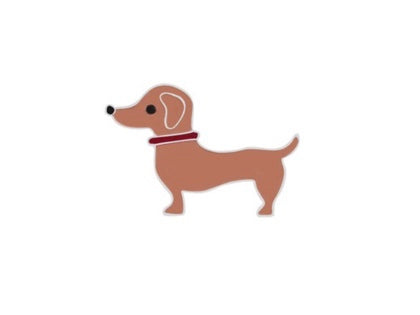 Enamel Dachshund Pin