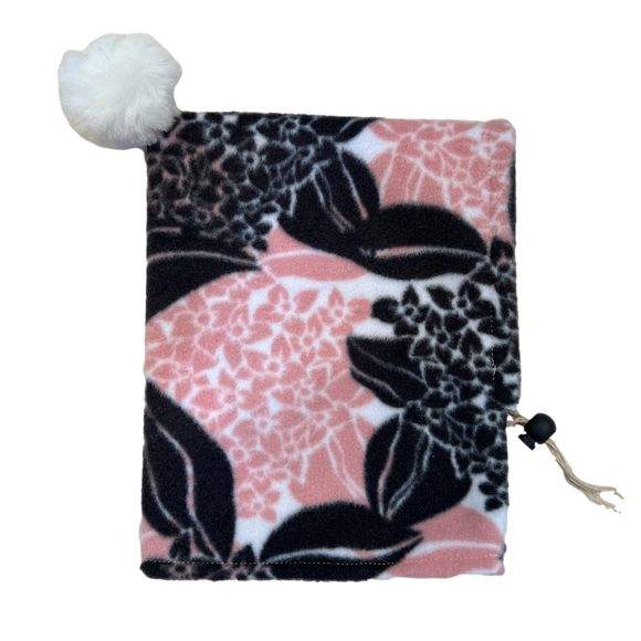 Limited Edition Mauve and Black Floral Dogkoozie