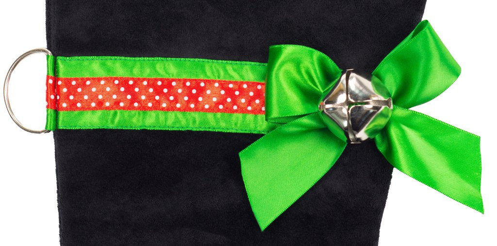 Dachshund Shaped Christmas Stocking - Black & Tan