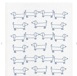 Dachshund Print Eco-Friendly Swedish Dishcloth