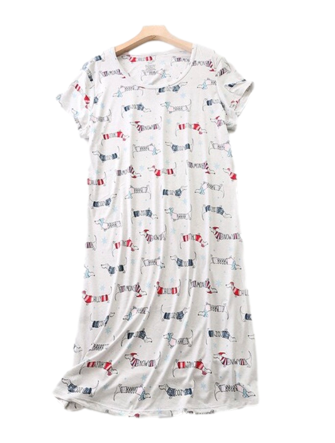 Dachshund Summer Nightgown