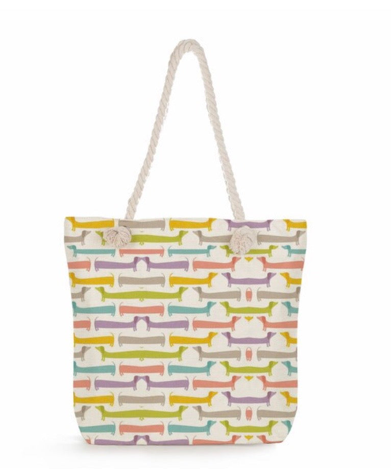 Dachshund Design Beach Bags