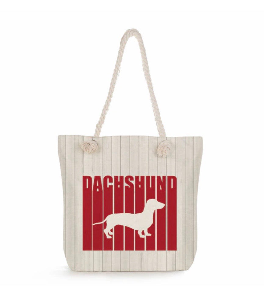 Dachshund Design Beach Bags