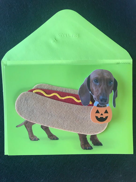 Halloweenie Hot Dog