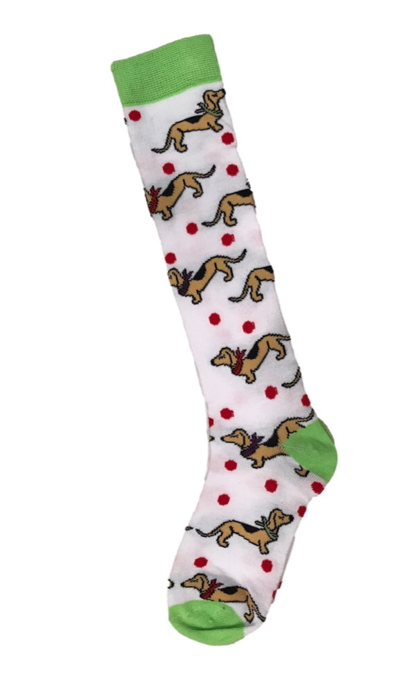 Knee-High Dachshund Socks