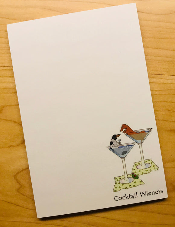 Cocktail Wieners Notepad