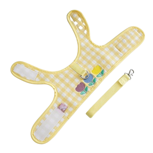 Yellow Gingham Tulip Harness