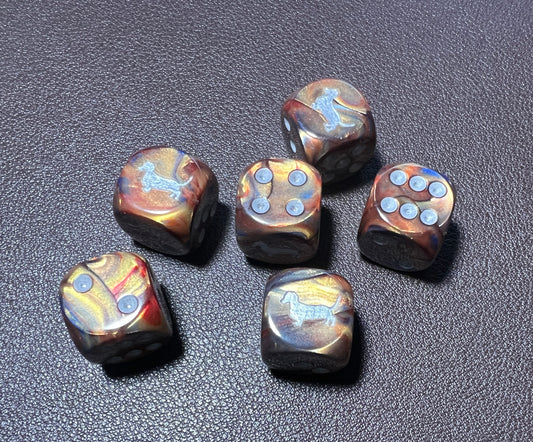 Dachshund Dice Set