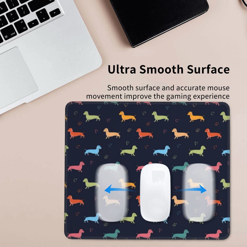 Red White & Blue Dachshund Mouse Pad