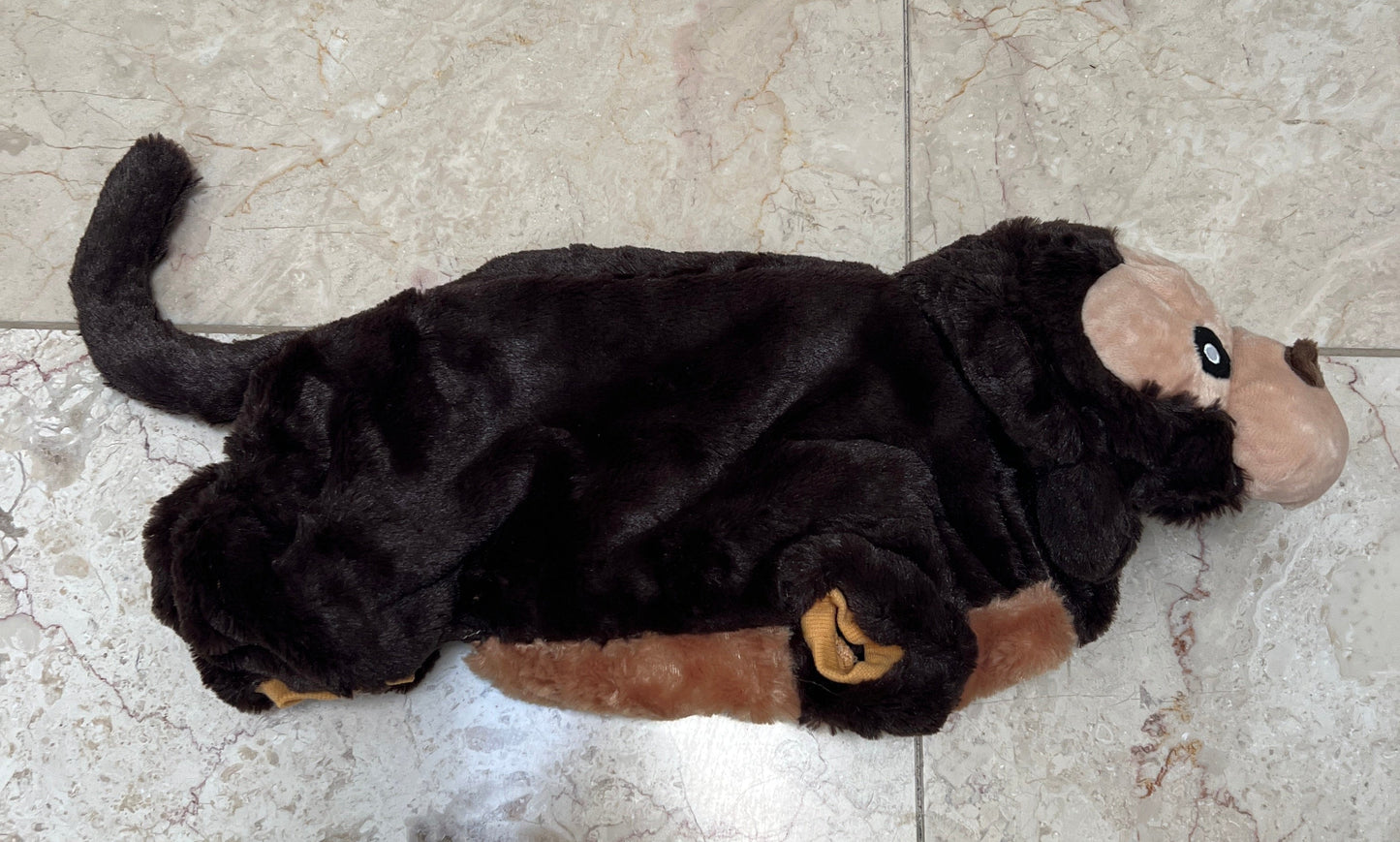 Plush Monkey Costume (Fits dogs 10-13 lbs)