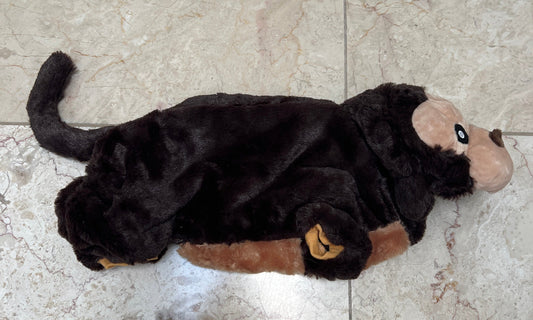 Plush Monkey Costume (Fits dogs 10-13 lbs)