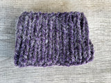 Purple Alpaca Infinity Scarf