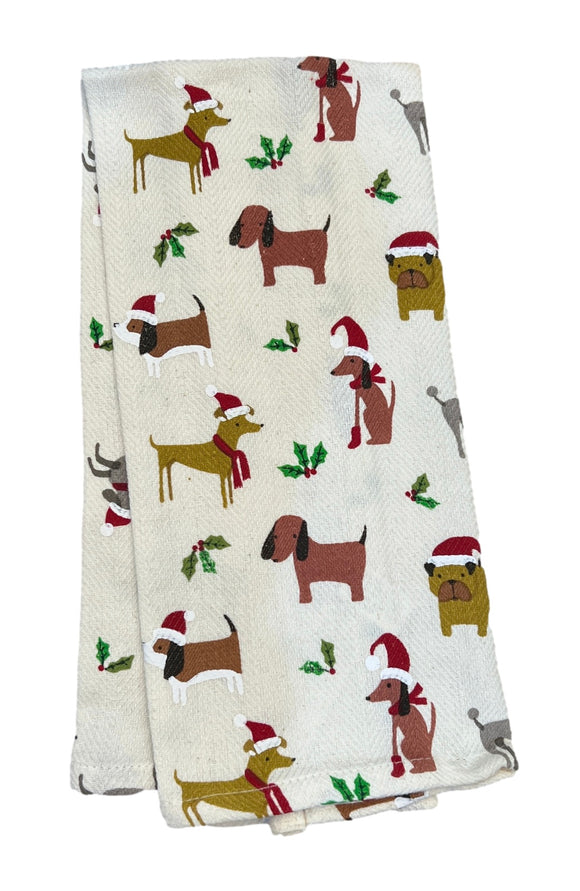 Holiday Multi-Dog Dish Towel