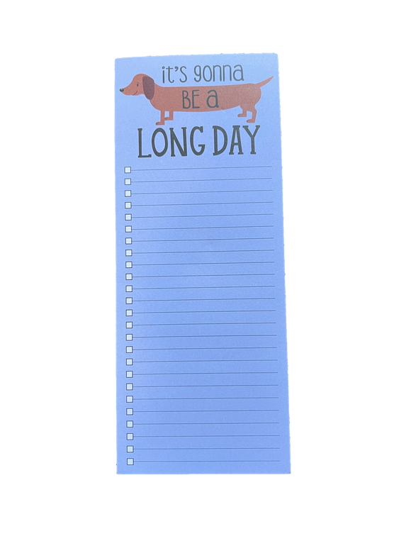 Giant Long Day Magnetic Notepad