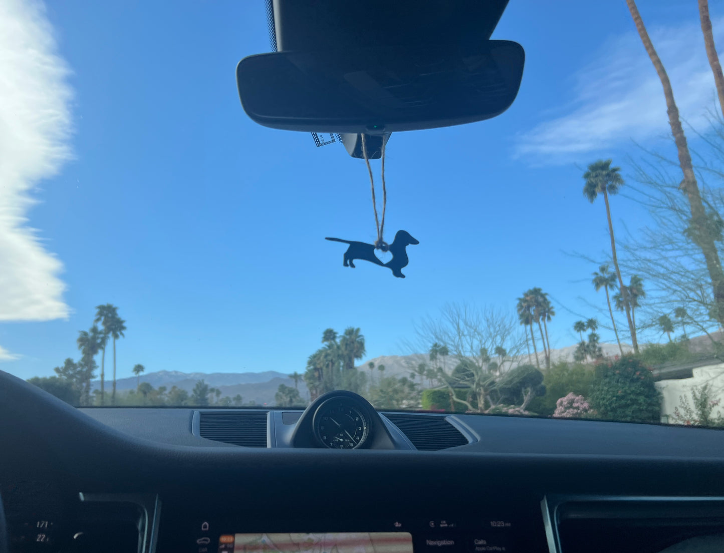 Dachshund Rearview Mirror Charm