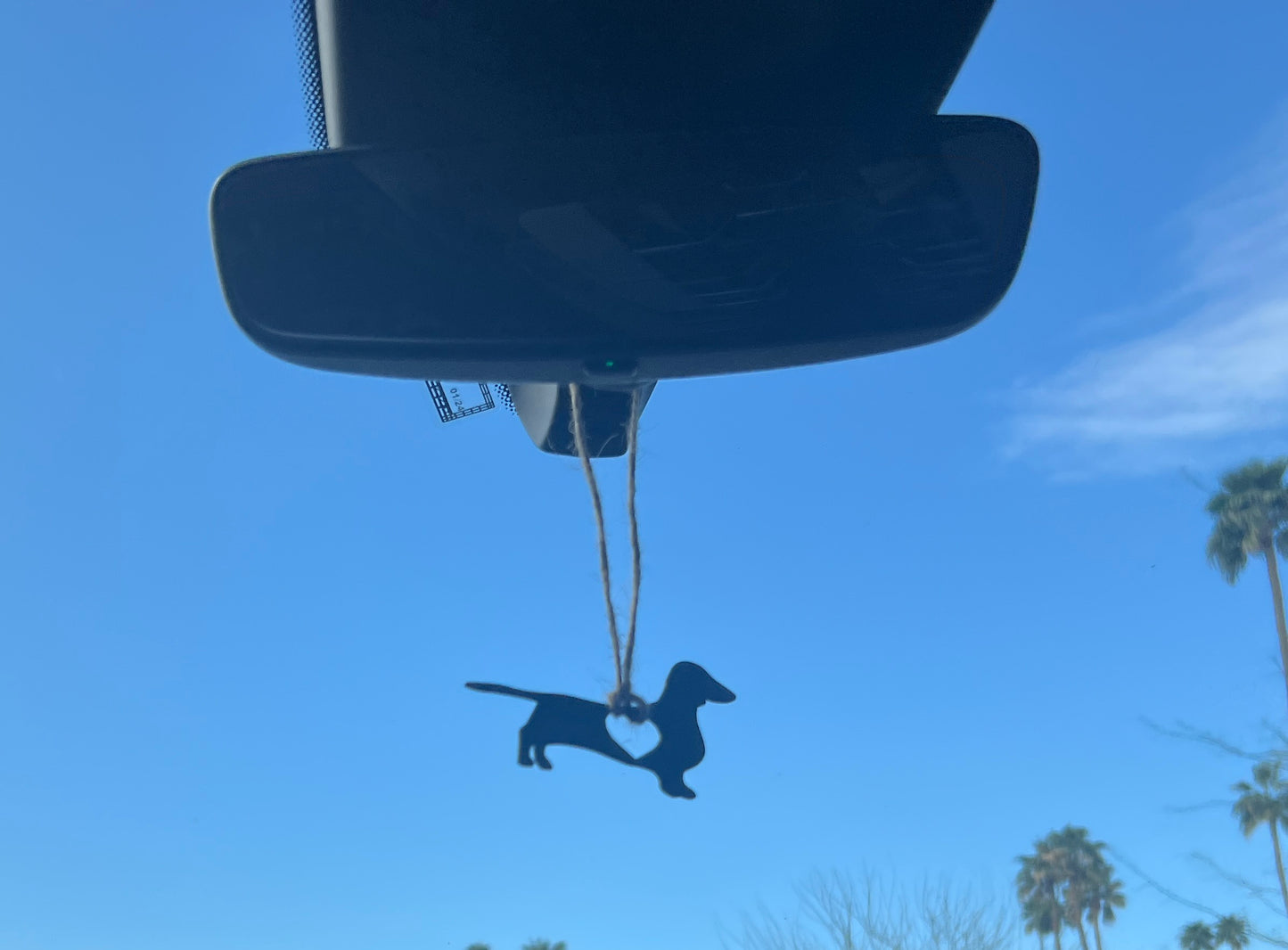 Dachshund Rearview Mirror Charm