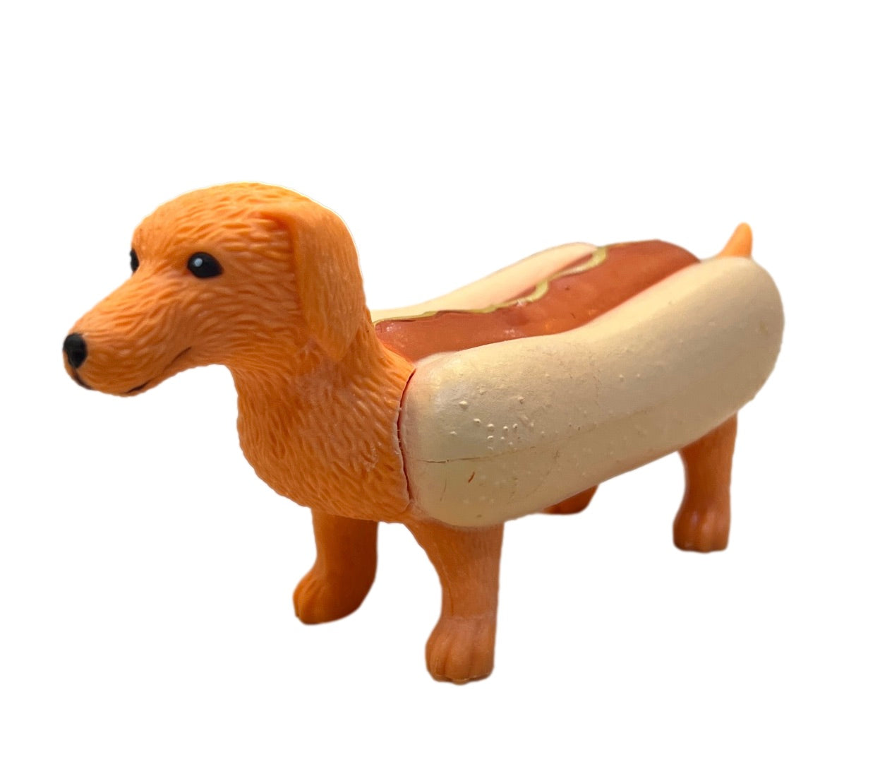 Hot Dog Dachshund Plastic Sculpture