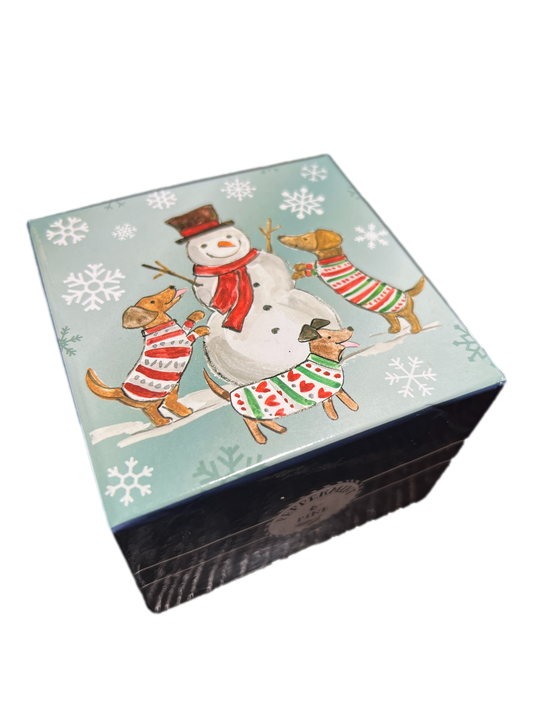 Dachshund Snowman Jigsaw Puzzle