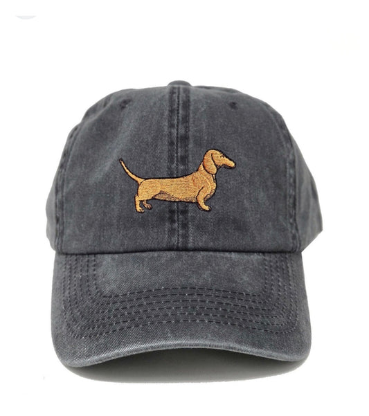 Embroidered Dachshund Baseball Cap