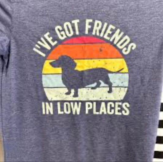 Friends in Low Places Long Sleeve Tee