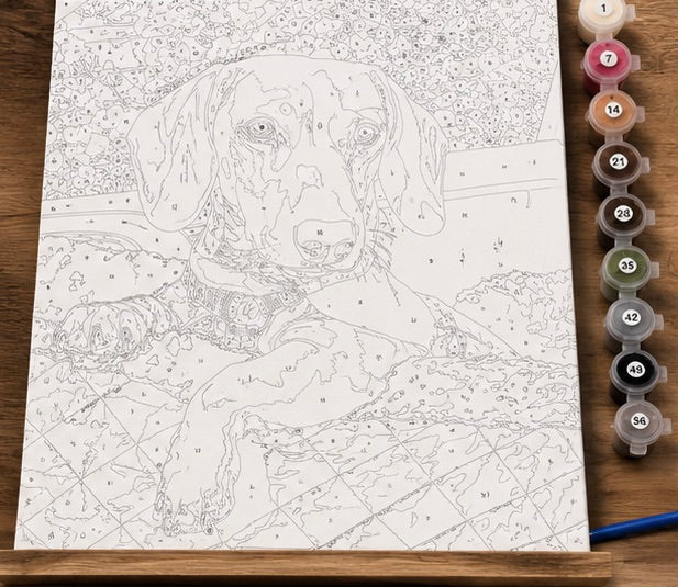Custom Paint-by-Numbers Masterpiece