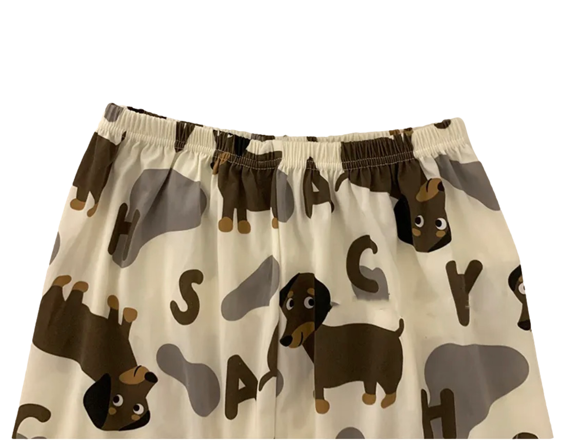The "Side Eye" Dachshund Sleep Shorts