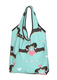 Sweethearts Foldable Dachshund Shopping Bag