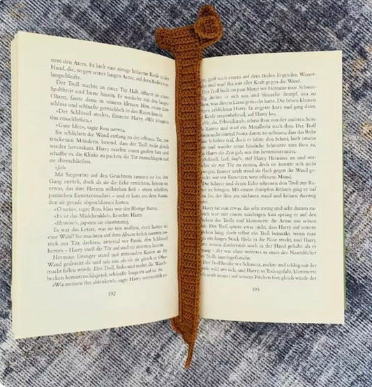 Crochet Dachshund Bookmark