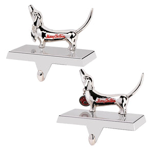 Dachshund Stocking Holders (Set of 2)