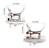 Dachshund Stocking Holders (Set of 2)
