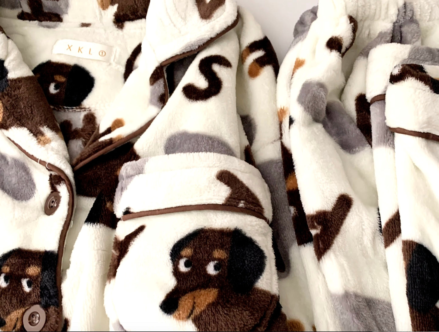 Side-Eye Fluff Pajama Set