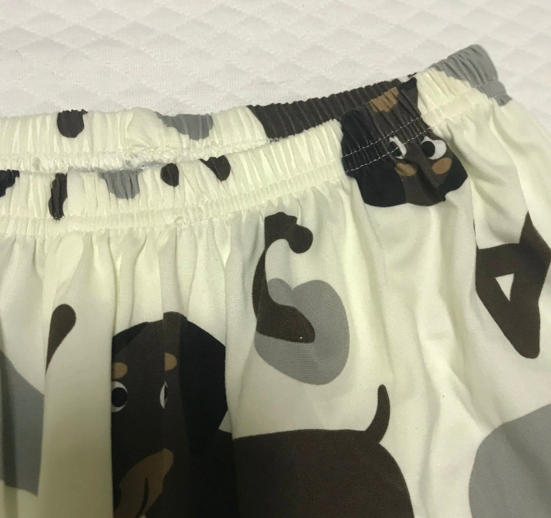 The "Side Eye" Dachshund Sleep Shorts