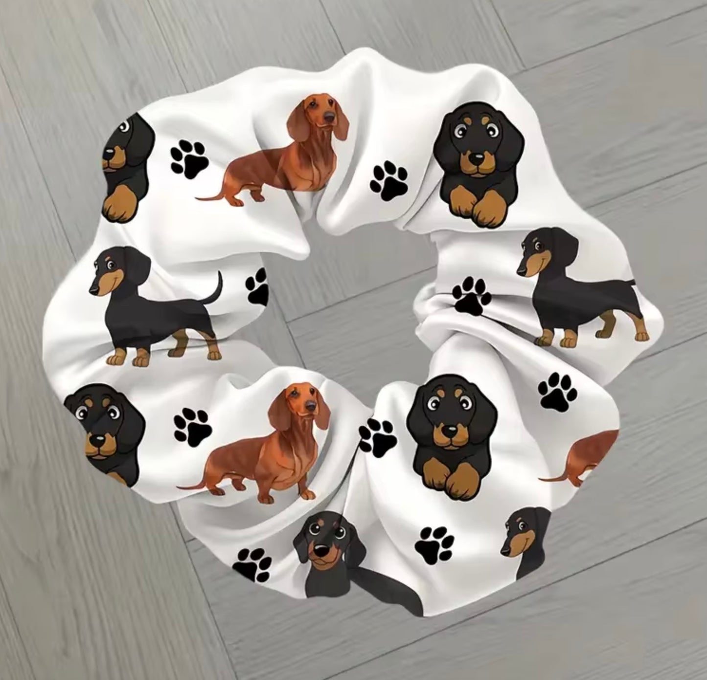 Dachshund Hair Scrunchee