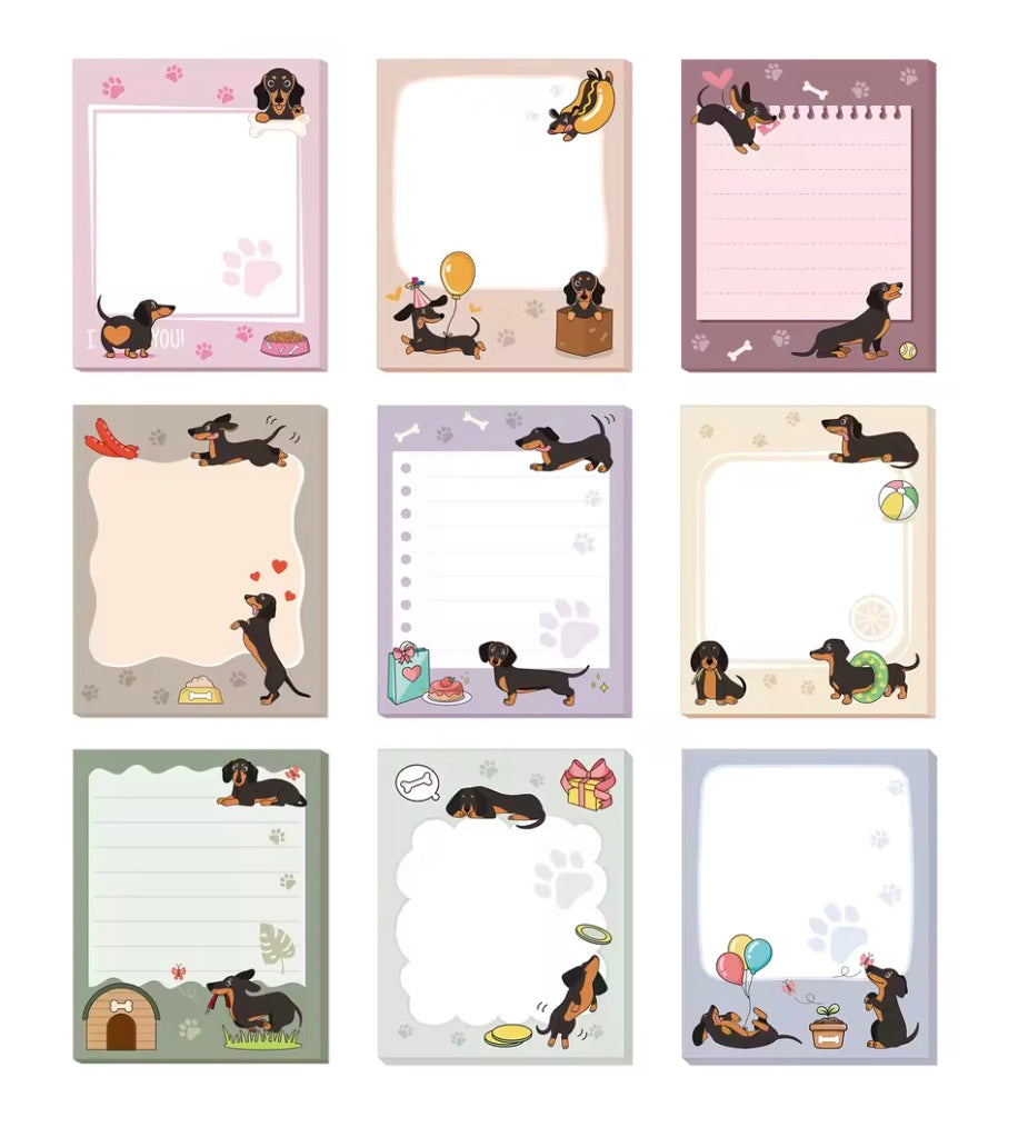 Dachshund Sticky Note Variety Pack