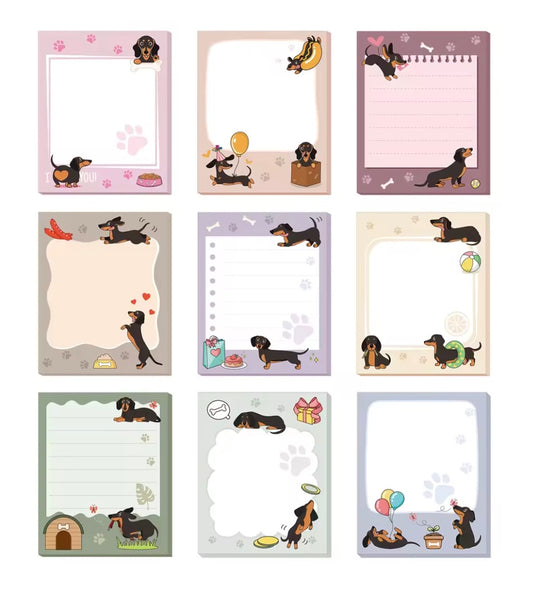 Dachshund Sticky Note Variety Pack