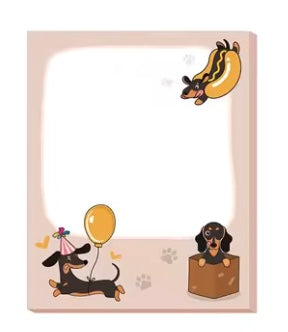 Dachshund Sticky Note Variety Pack