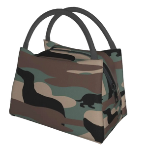 Camo Dachshund Cooler Bag