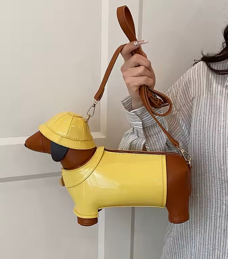 Crossbody Rainy Day Dachshund Bag